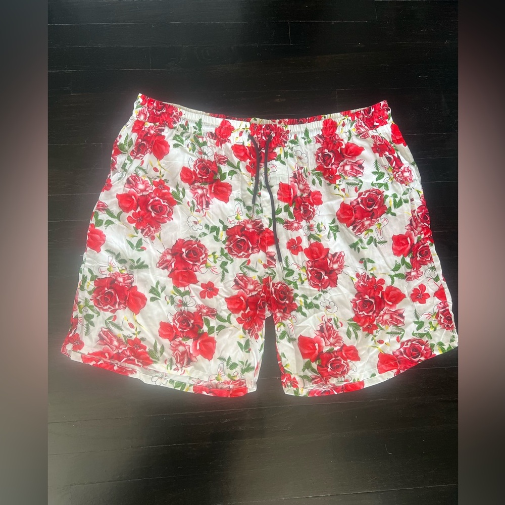 COOFANDY Women's Floral Elastic Waist  Shorts. Size 3XL